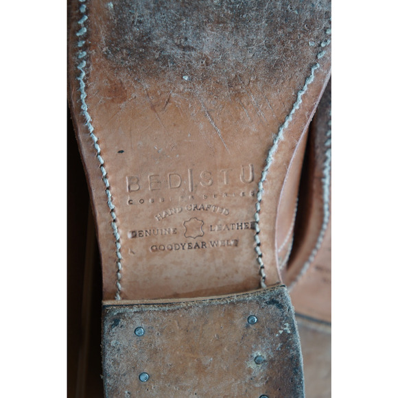 Bed Stu Lita K III leather oxford shoes in a brown, distressed finish. Size 9.5 - Picture 8 of 10